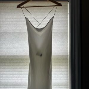 Elegant White Slip Dress